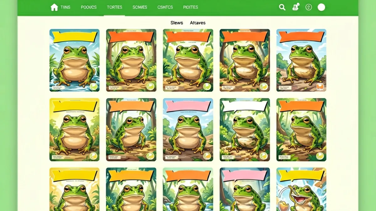 蛙漫网页版首页截图，展示漫画封面瀑布流与分类导航栏，用户在浏览器中直接阅读热门连载漫画